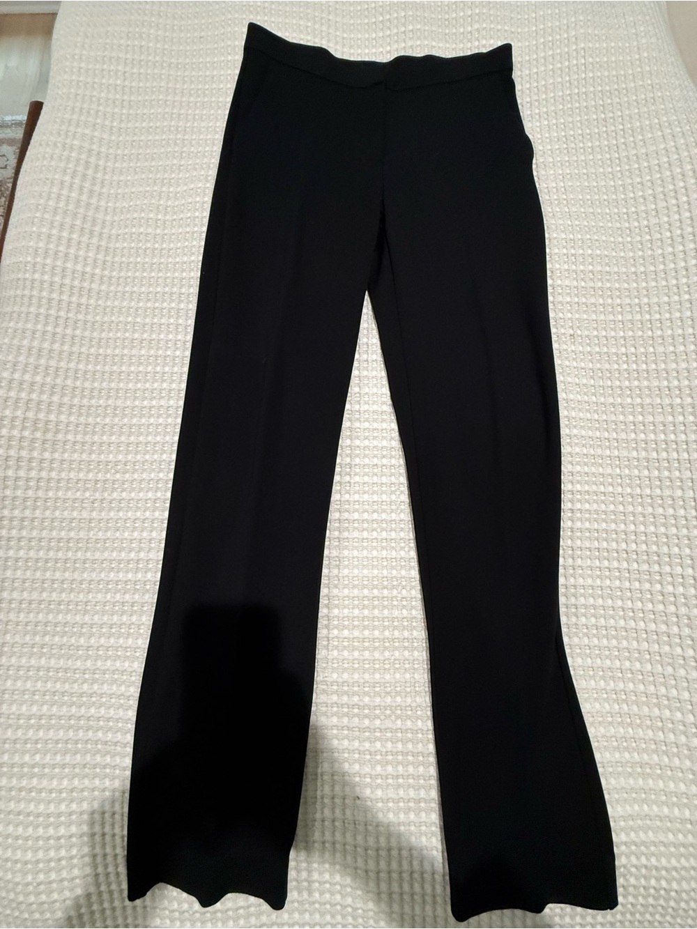 Weekend Max Mara Black Stretch Jersey Knit Slim Leg Pants Size M